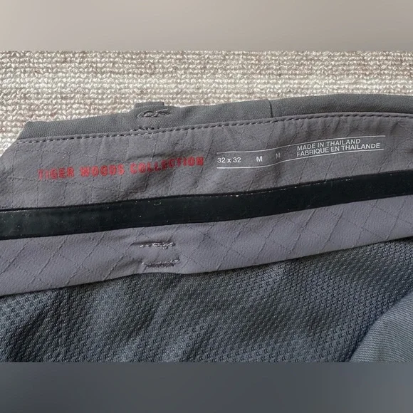 Nike Dri-Fit Tiger Woods Collection Pleated Pants 32x32 M Grey Golf performance